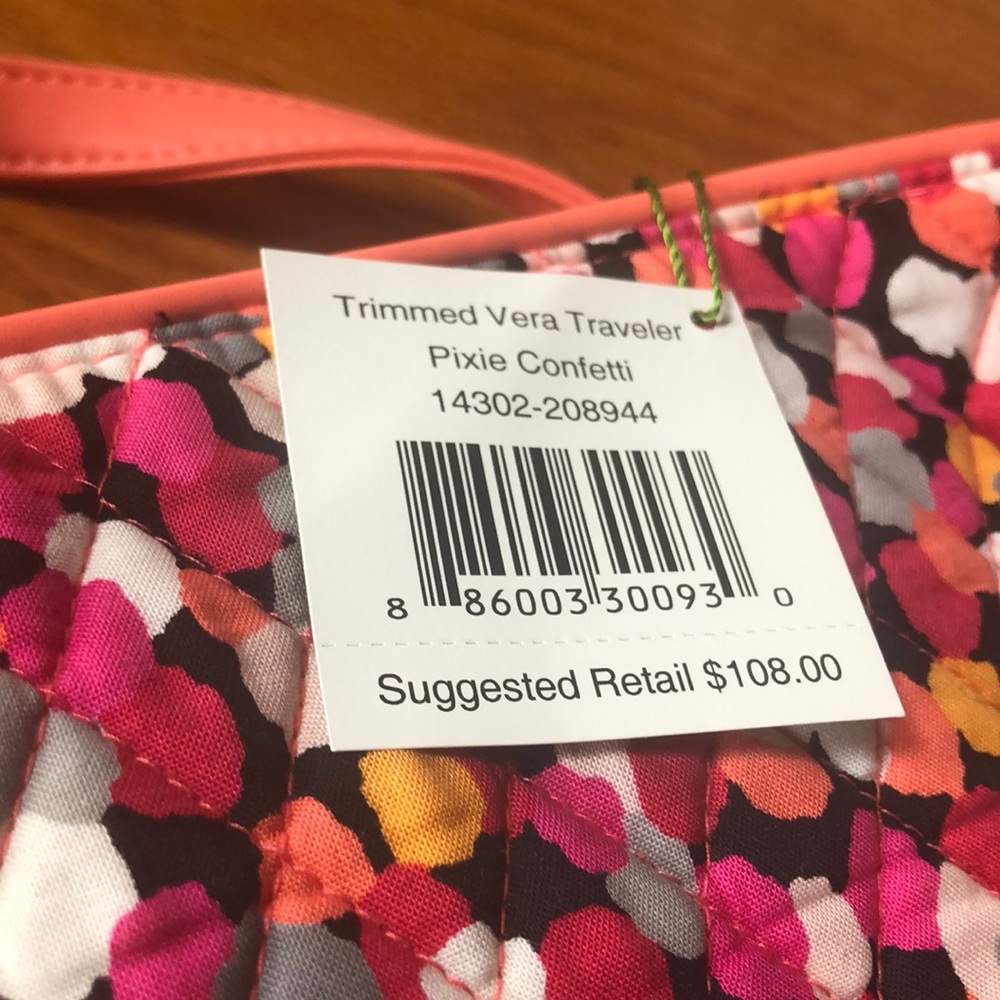 Vera Bradley Traveler Pixie Confetti